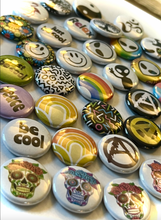 Load image into Gallery viewer, 1", 2.25", 3" Custom Pin Back Buttons