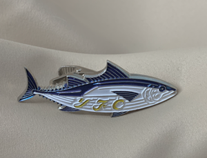 Enamel on Metal Fish Brooch