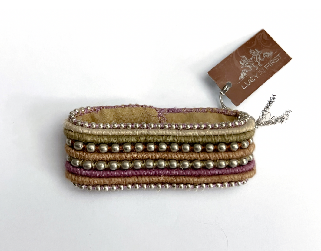 Lucy the First Cotton & Pearl Snap Bohemian Bracelet RENTAL