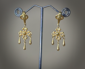 Clip-On Gold 1.5" Earrings RENTAL