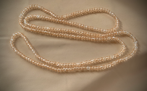 Sparkling, lightweight, long necklace 48" RENTAL