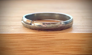 Adjustable Gold or Silver Rounded Wedding Band Ring RENTAL