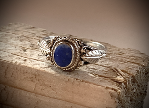 Blue Stone on Silver Ring RENTAL