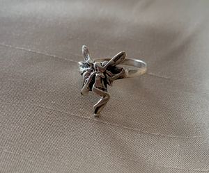 Delicate Fairy on Sterling Silver Ring RENTAL