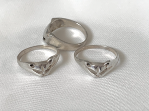 Gorgeous Graphic Cat Face on 925 Silver Ring RENTAL