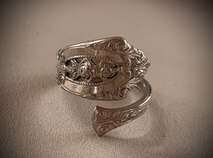 Small silver spoon ring RENTAL