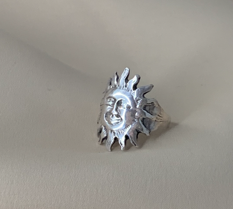 Cheerful Sun Ring in 925 Silver RENTAL