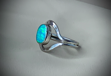 Load image into Gallery viewer, Opal on Silver Fiery Ring RENTAL
