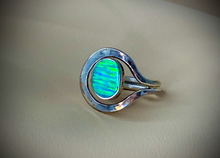 Load image into Gallery viewer, Opal on Silver Fiery Ring RENTAL
