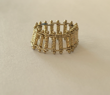 Load image into Gallery viewer, Gold Articulated Hinged Open Band Ring RENTAL
